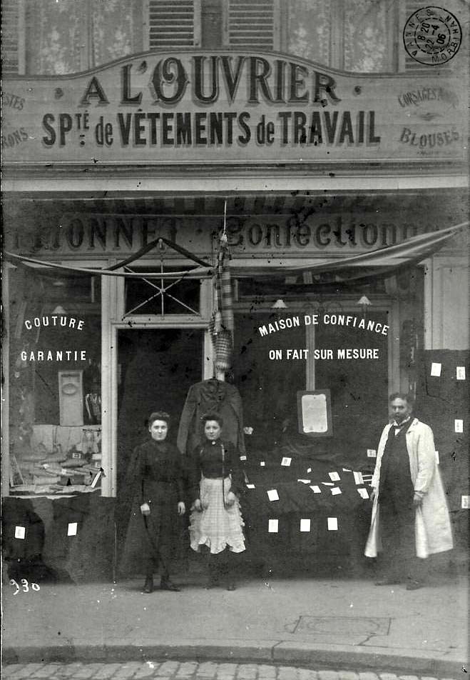 Boutique A l'Ouvrier en 1906